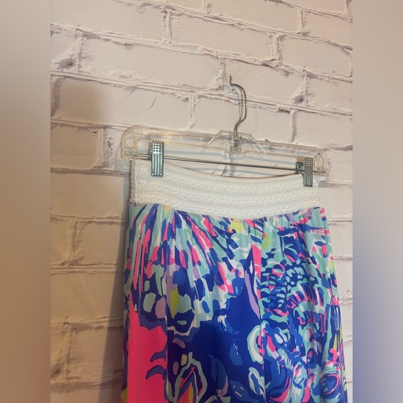 Lilly Pulitzer Nola Beach Maxi Skirts vibrant Multi Coastal Retreat print Small - Picture 3 of 5